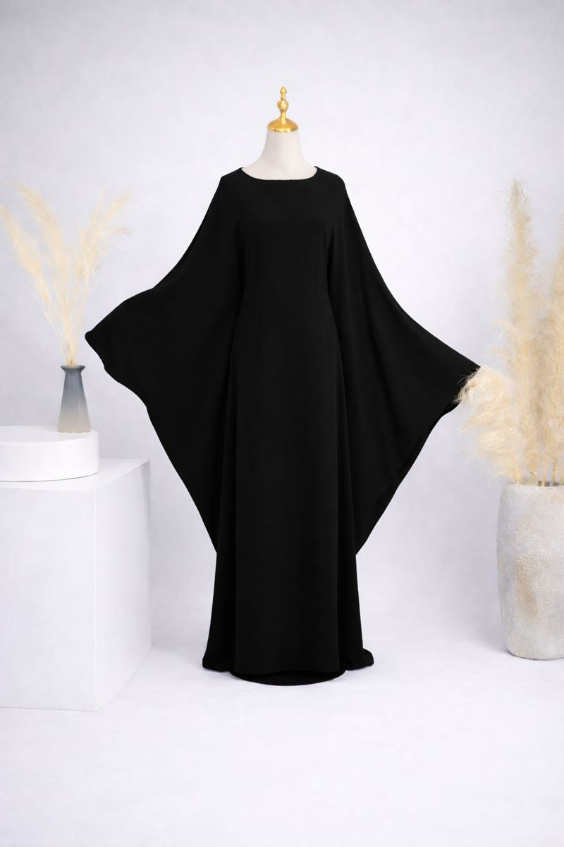 Blooms Adjustable Batwing Maxi Abaya Dress