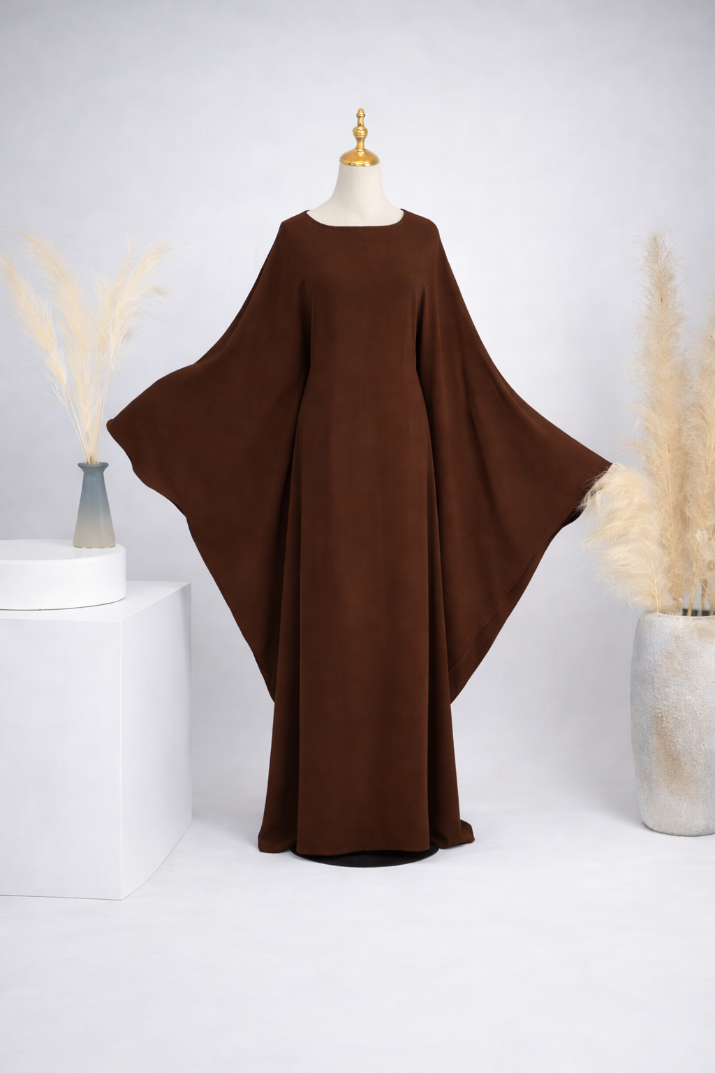 Blooms Adjustable Batwing Maxi Abaya Dress