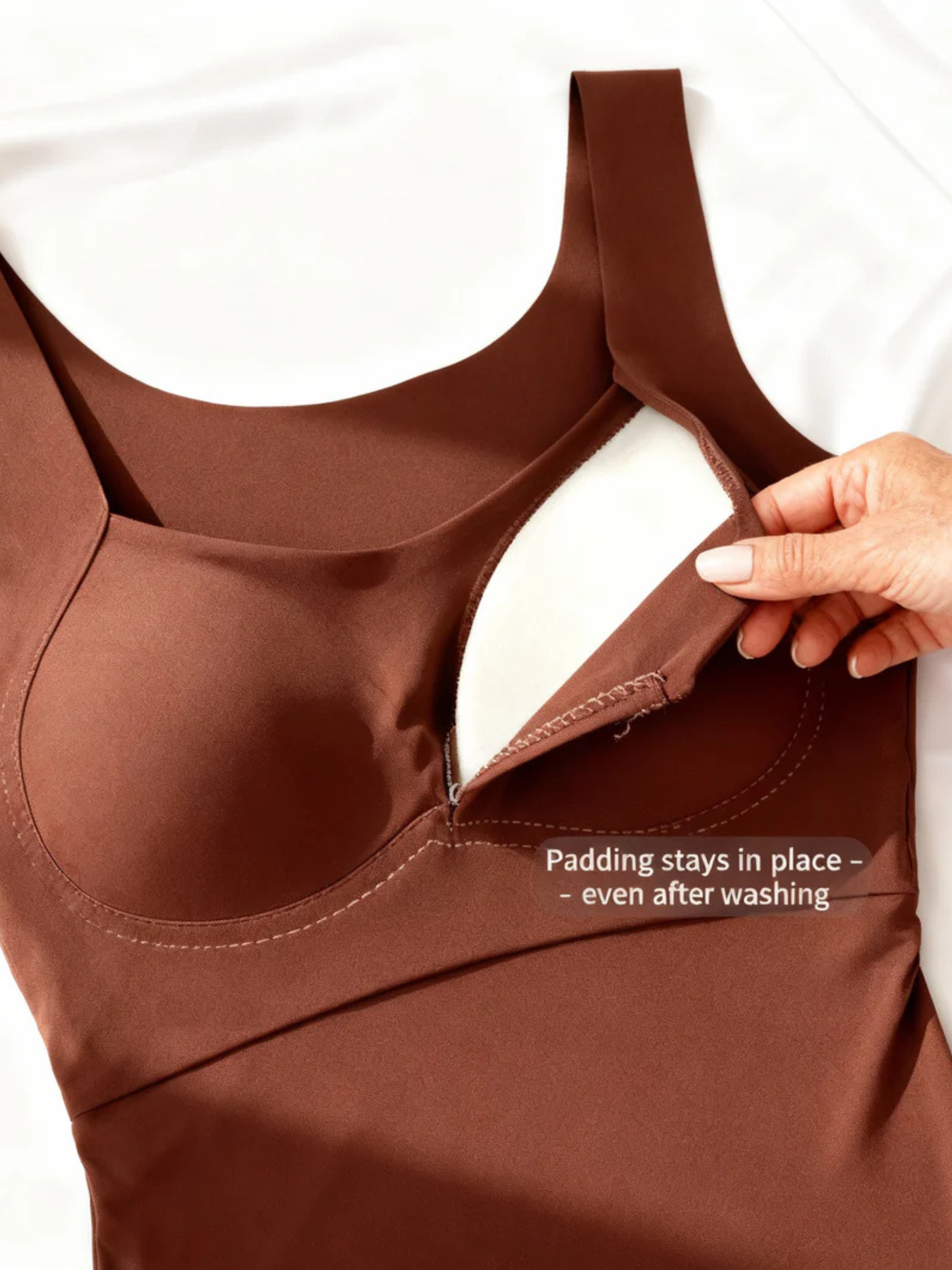 Essencia's Built In Comfort Bra Tanktop